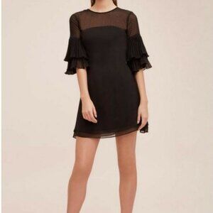 Keepsake the Label Horizons Dotted Black Mini Dress